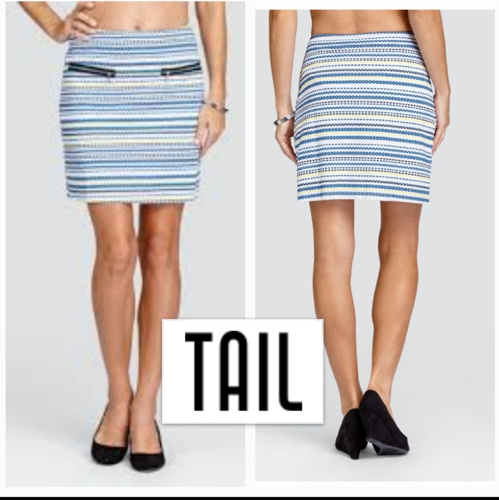 NWT Tail Posy 18" Skirt Tranquil Jacquard Size XL